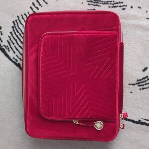 Estee Lauder Red Velvet Makeup Bag